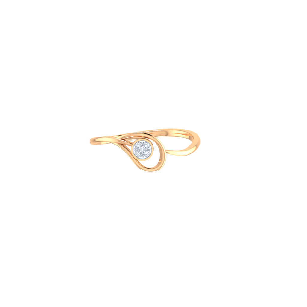 Kindness and Love Gold and Diamond Ring