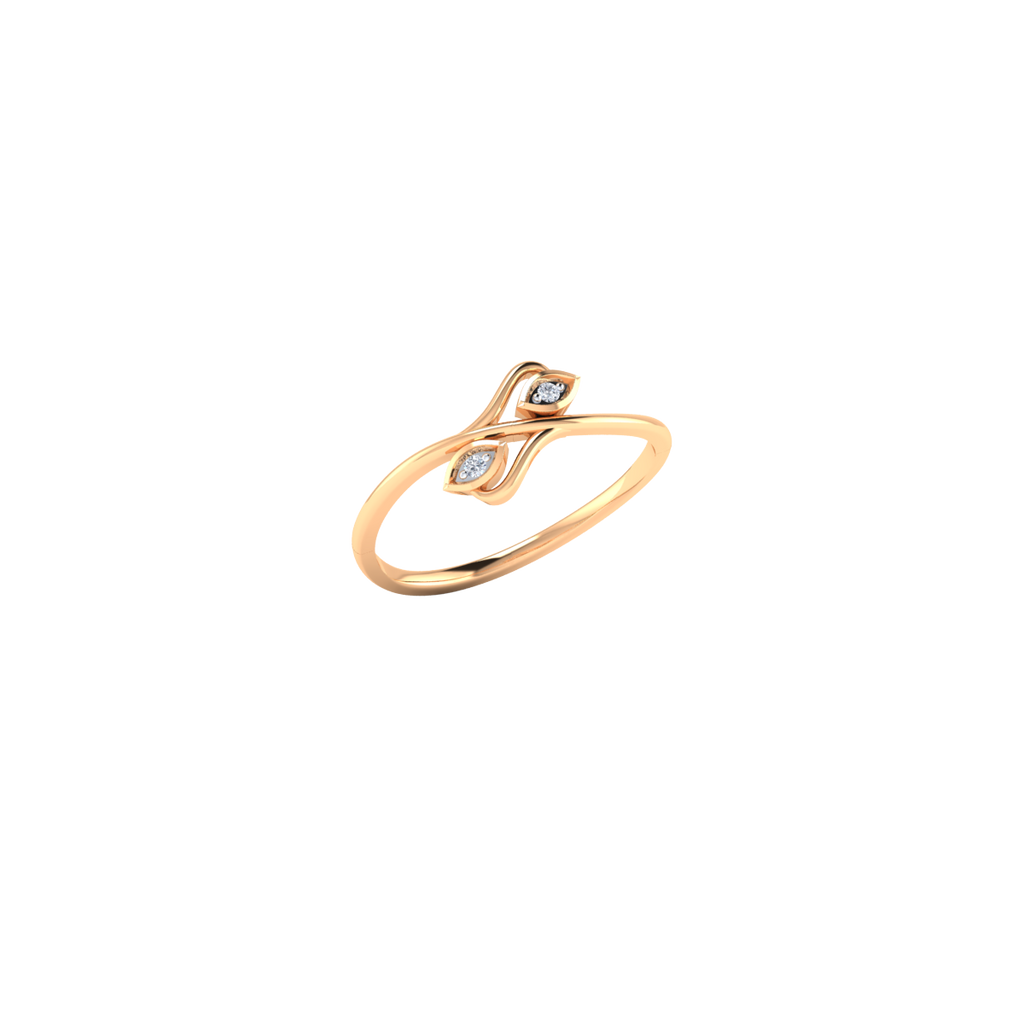 Secret Romance Gold and Diamond Ring