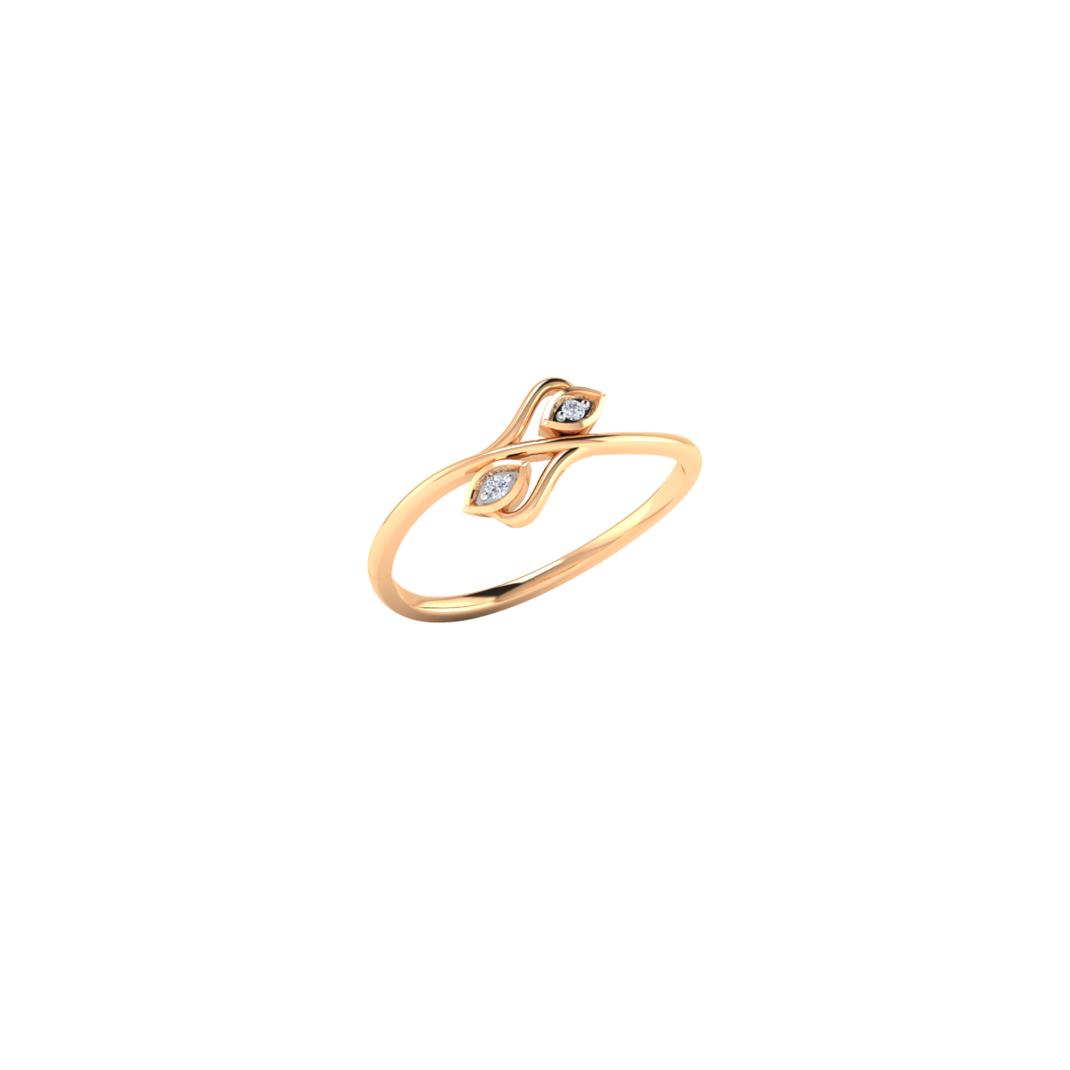 Secret Romance Gold and Diamond Ring