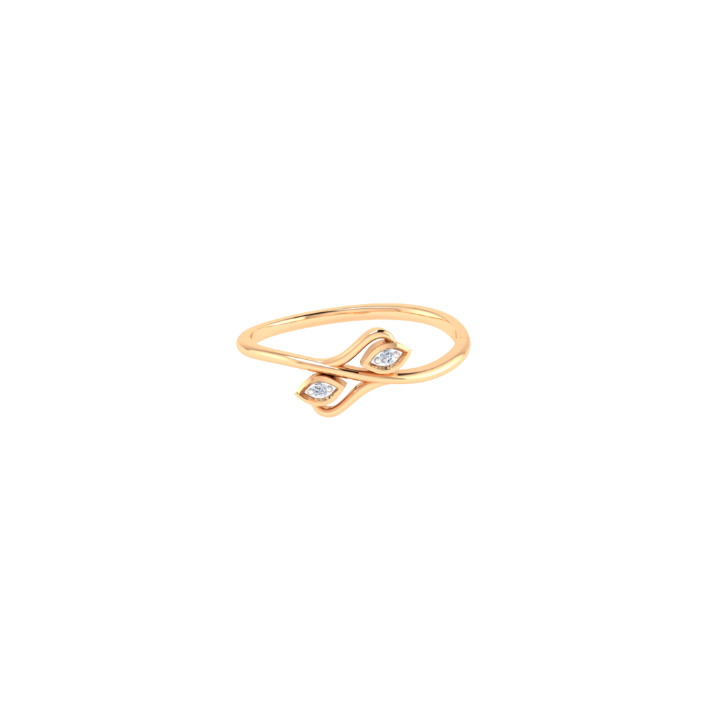 Secret Romance Gold and Diamond Ring