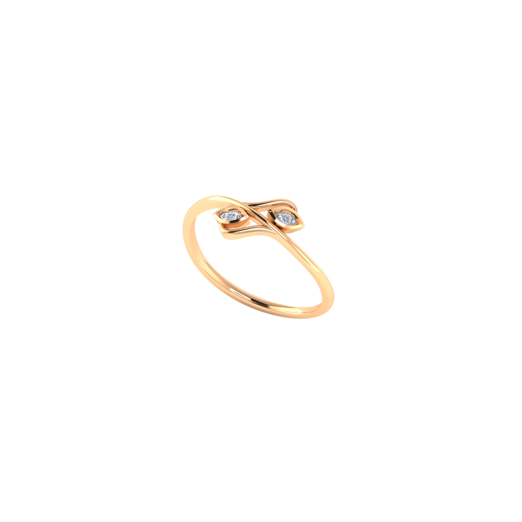 Secret Romance Gold and Diamond Ring