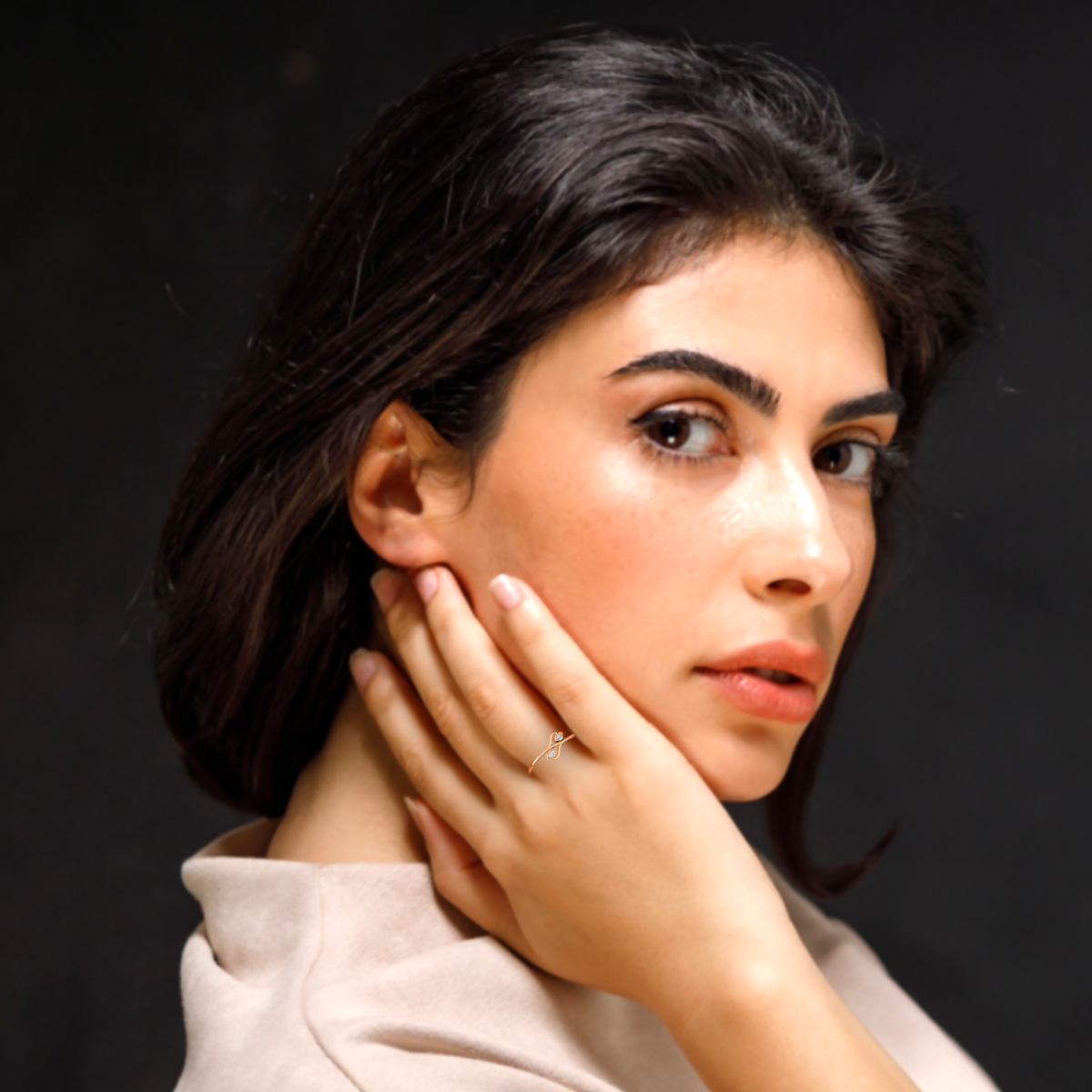 Secret Romance Gold and Diamond Ring