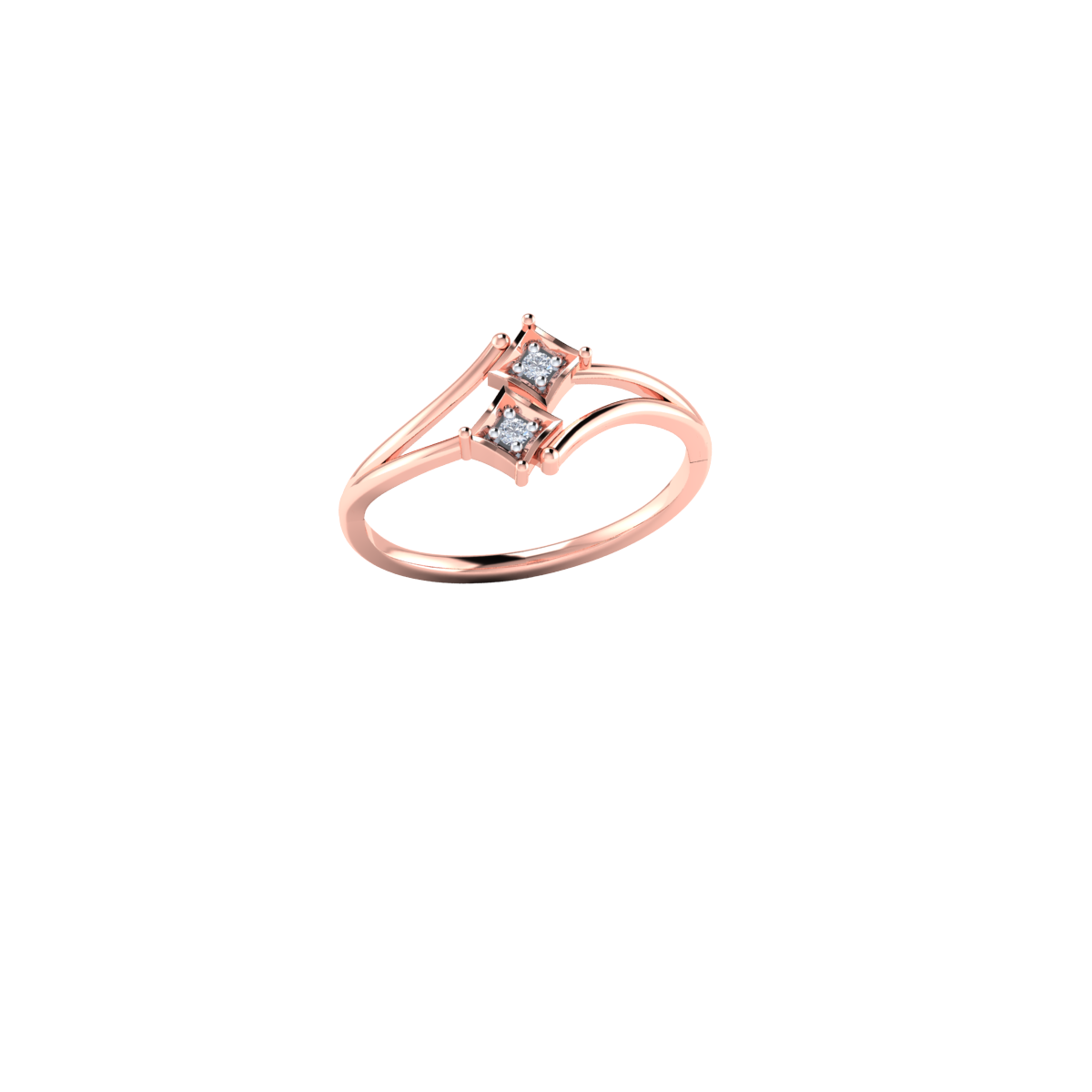 Guarded Hearts Gold and Diamond Ring