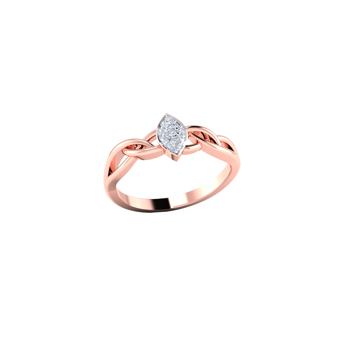 Silent Devotion Gold and Diamond Ring