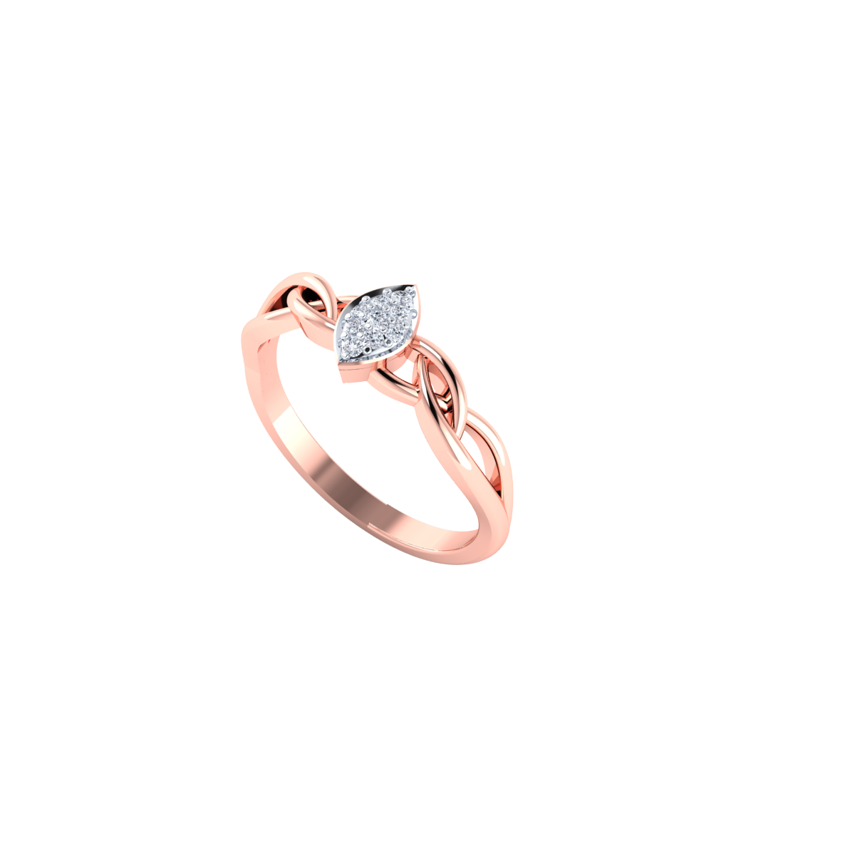 Silent Devotion Gold and Diamond Ring