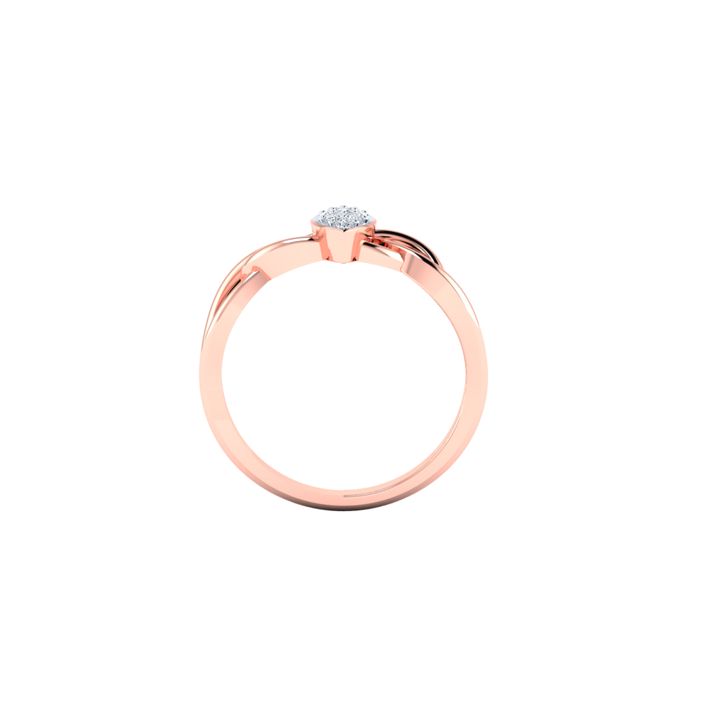 Silent Devotion Gold and Diamond Ring