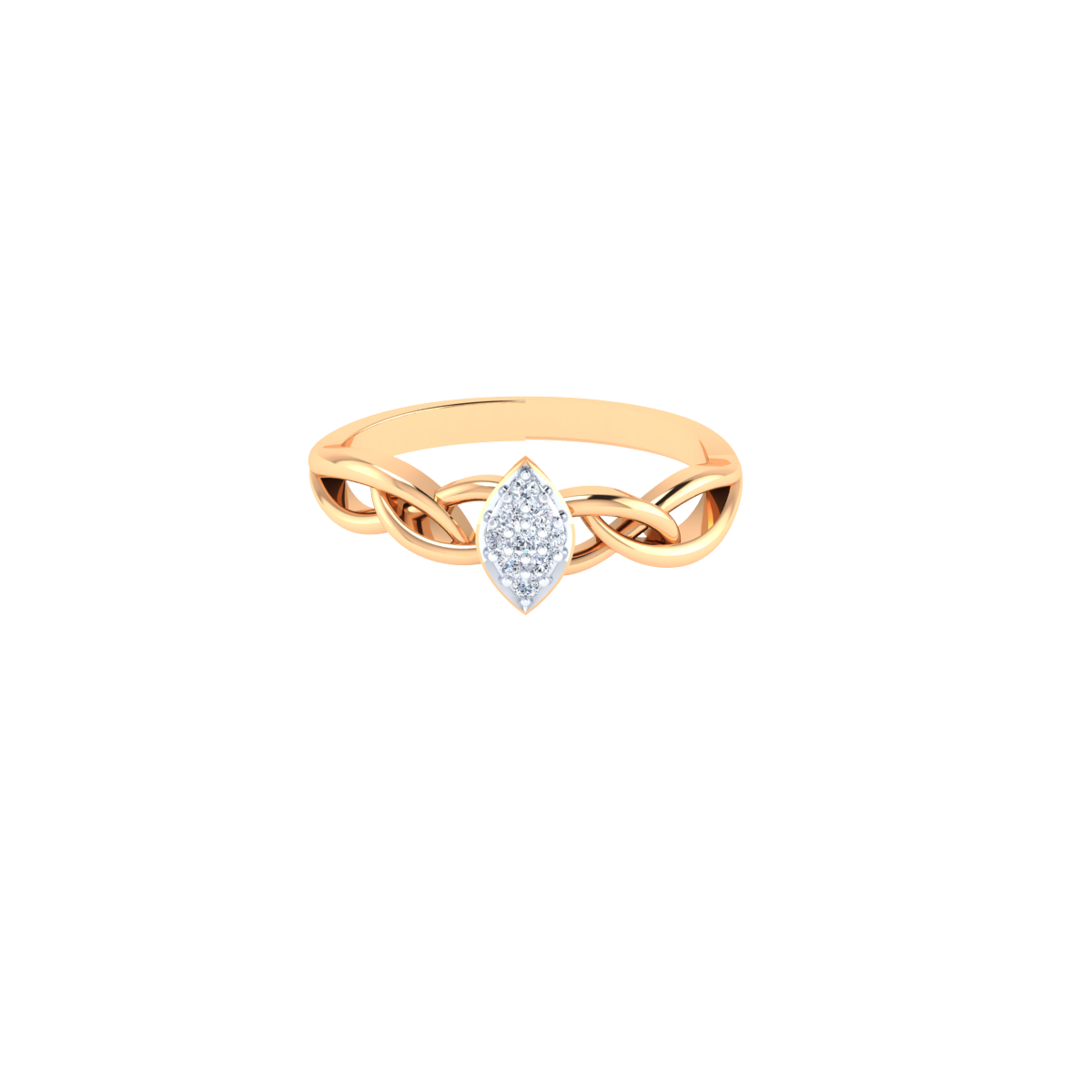 Silent Devotion Gold and Diamond Ring