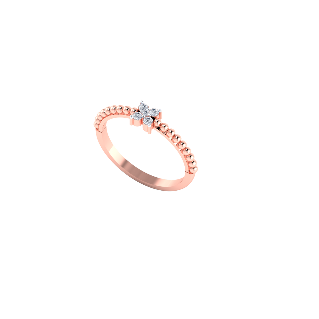 Remarkable Ruse Gold and Diamond Ring