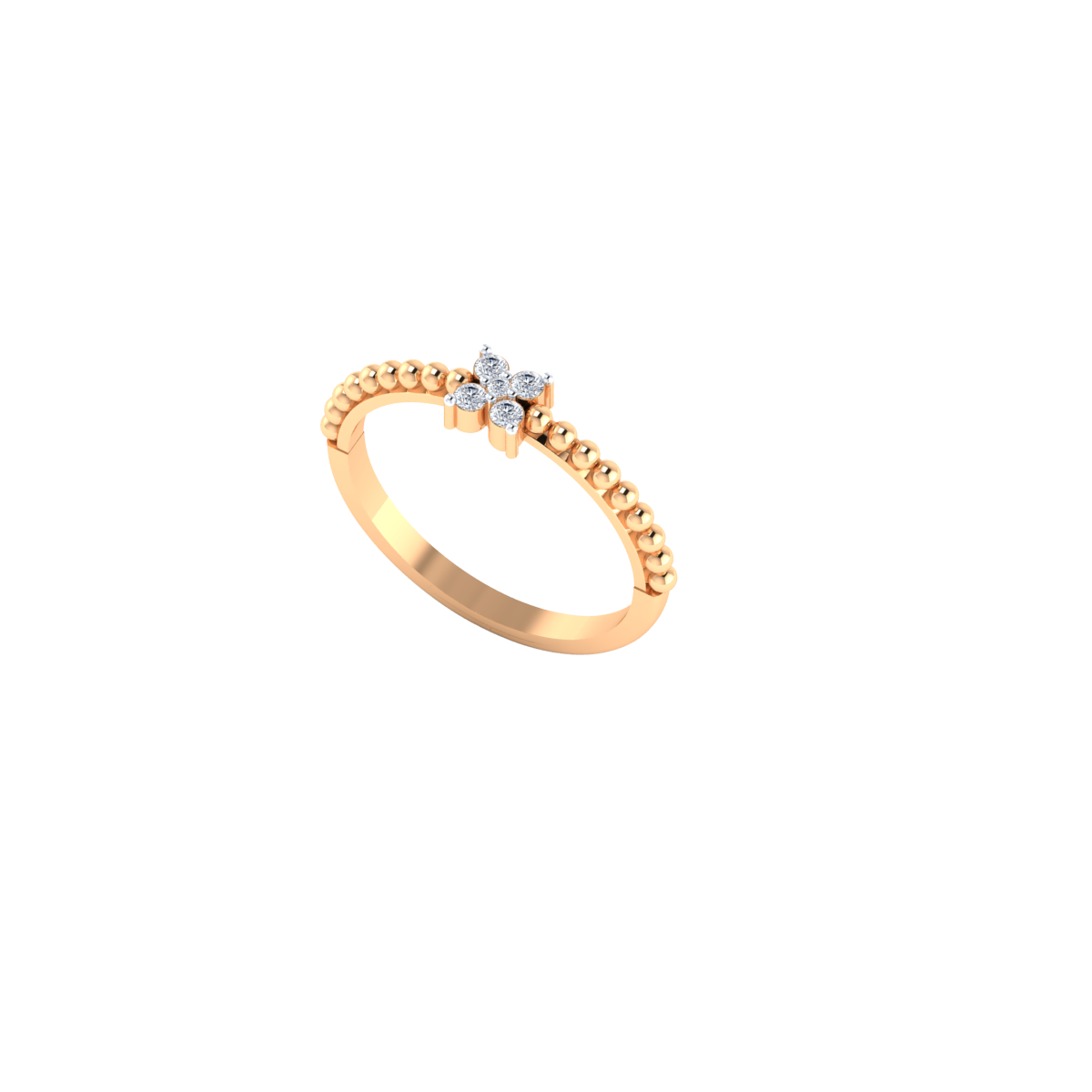 Remarkable Ruse Gold and Diamond Ring