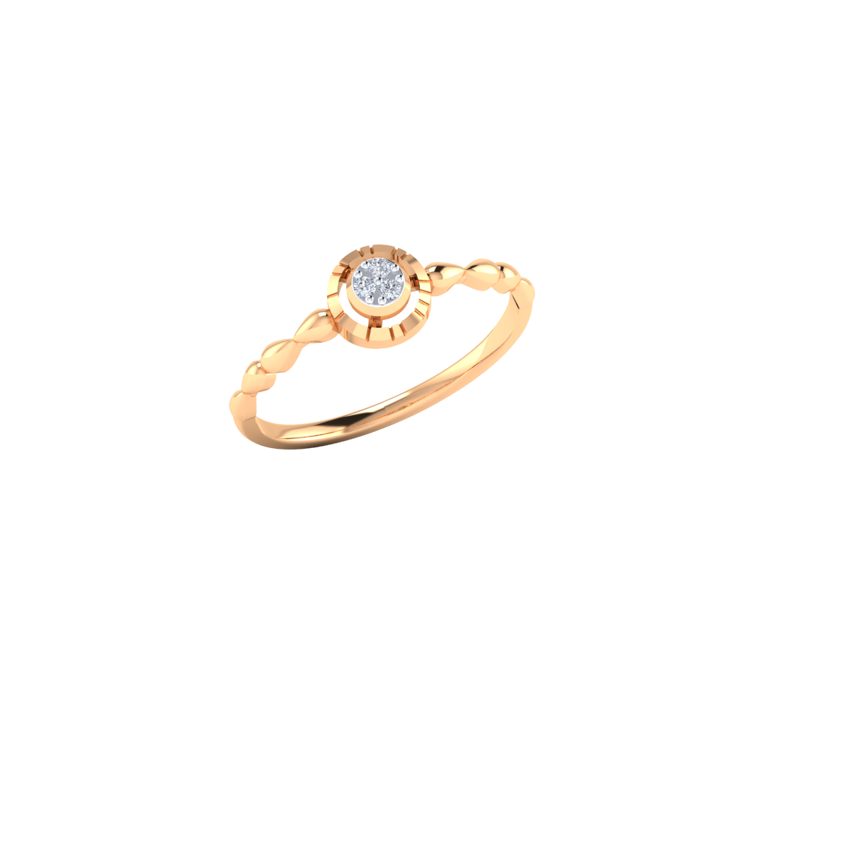 Bewitching Beauty Gold and Diamond Ring