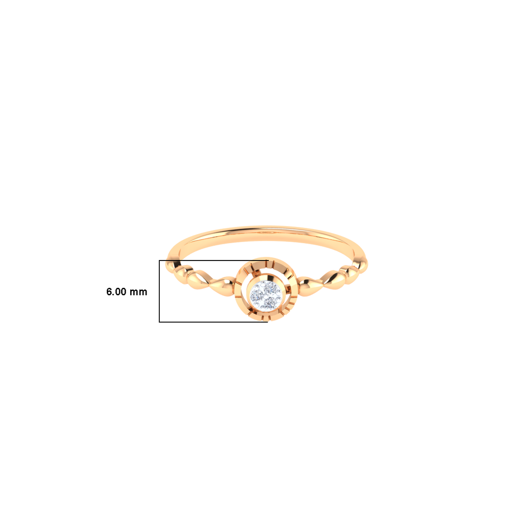Bewitching Beauty Gold and Diamond Ring