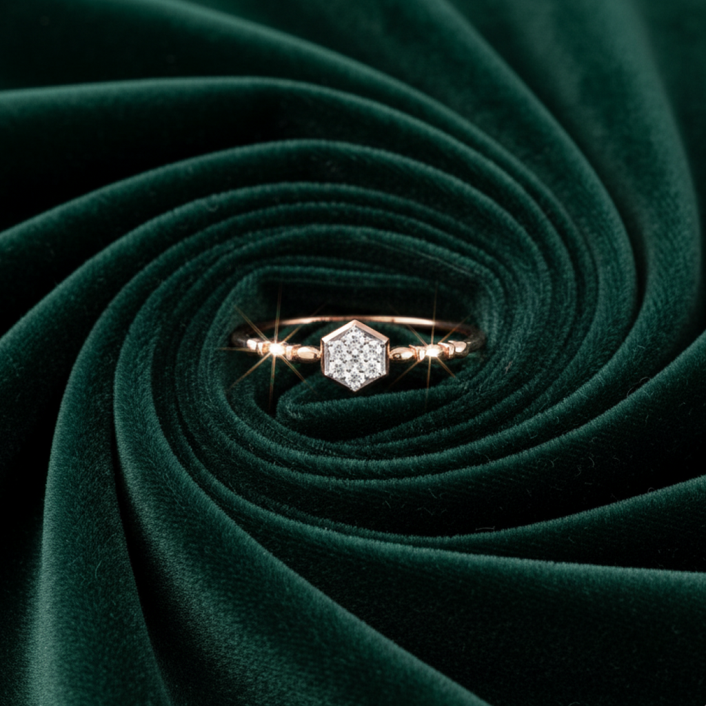 Shadow of the Soul Gold and Diamond Ring