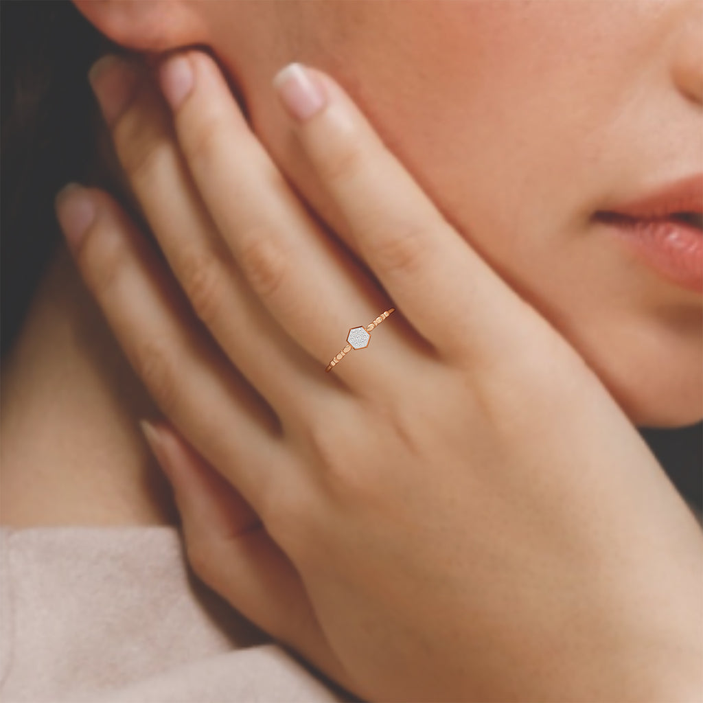 Shadow of the Soul Gold and Diamond Ring