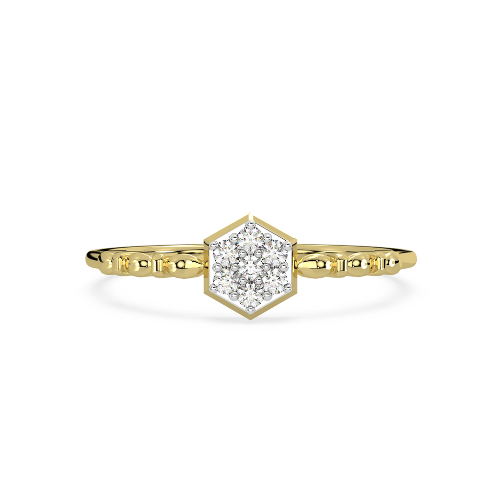 Shadow of the Soul Gold and Diamond Ring
