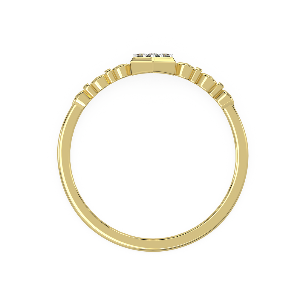 Shadow of the Soul Gold and Diamond Ring