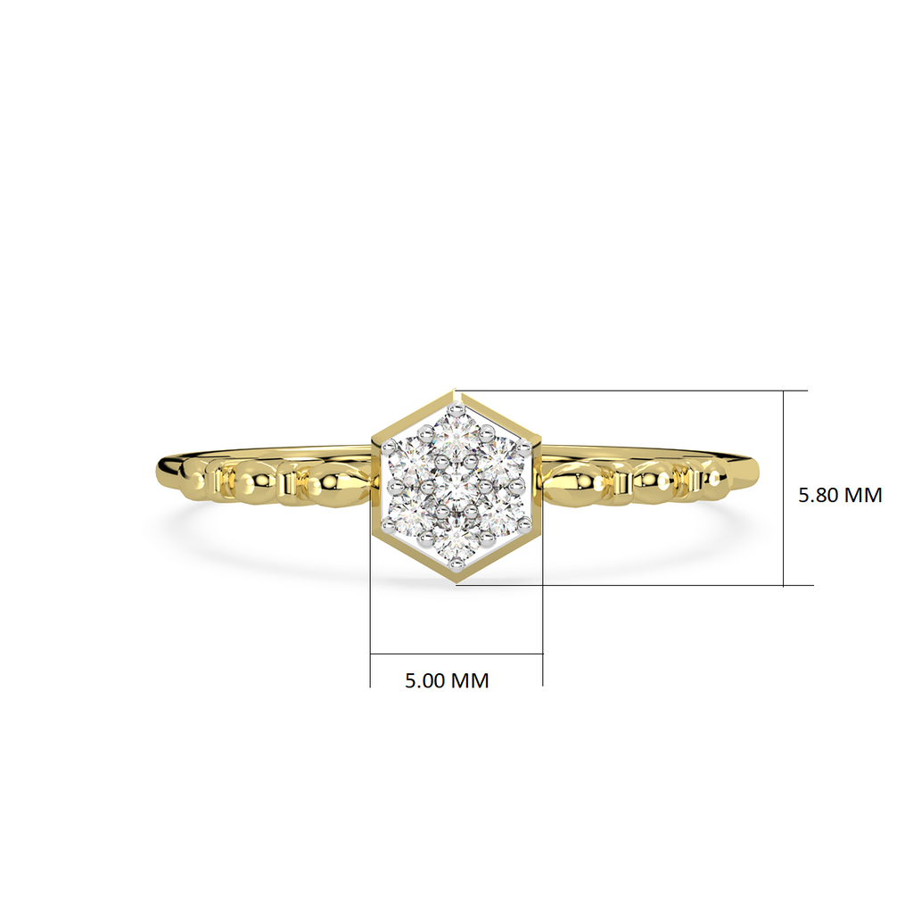 Shadow of the Soul Gold and Diamond Ring