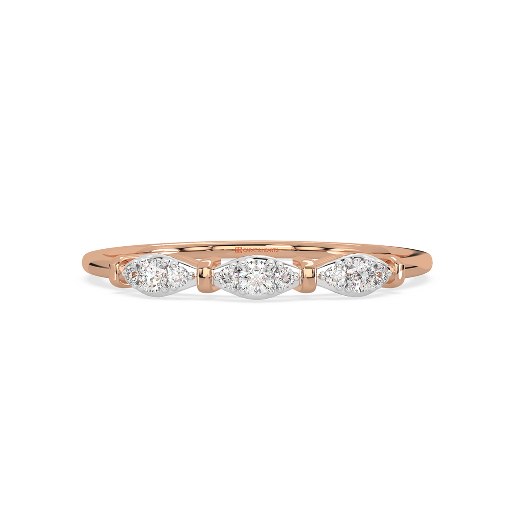 Glamorous Glory Gold and Diamond Ring