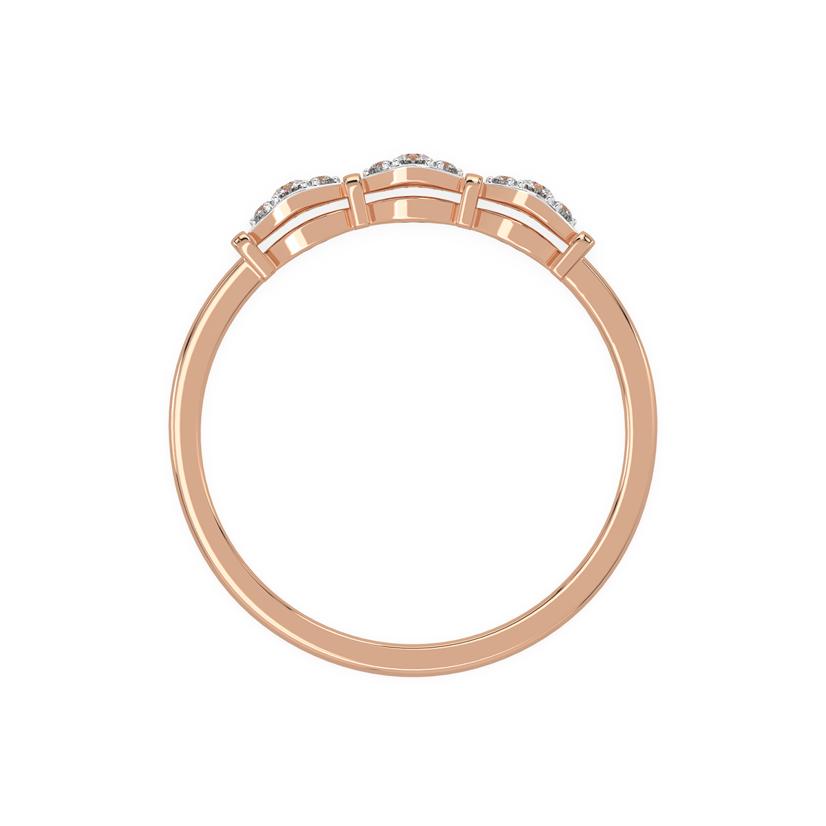 Glamorous Glory Gold and Diamond Ring