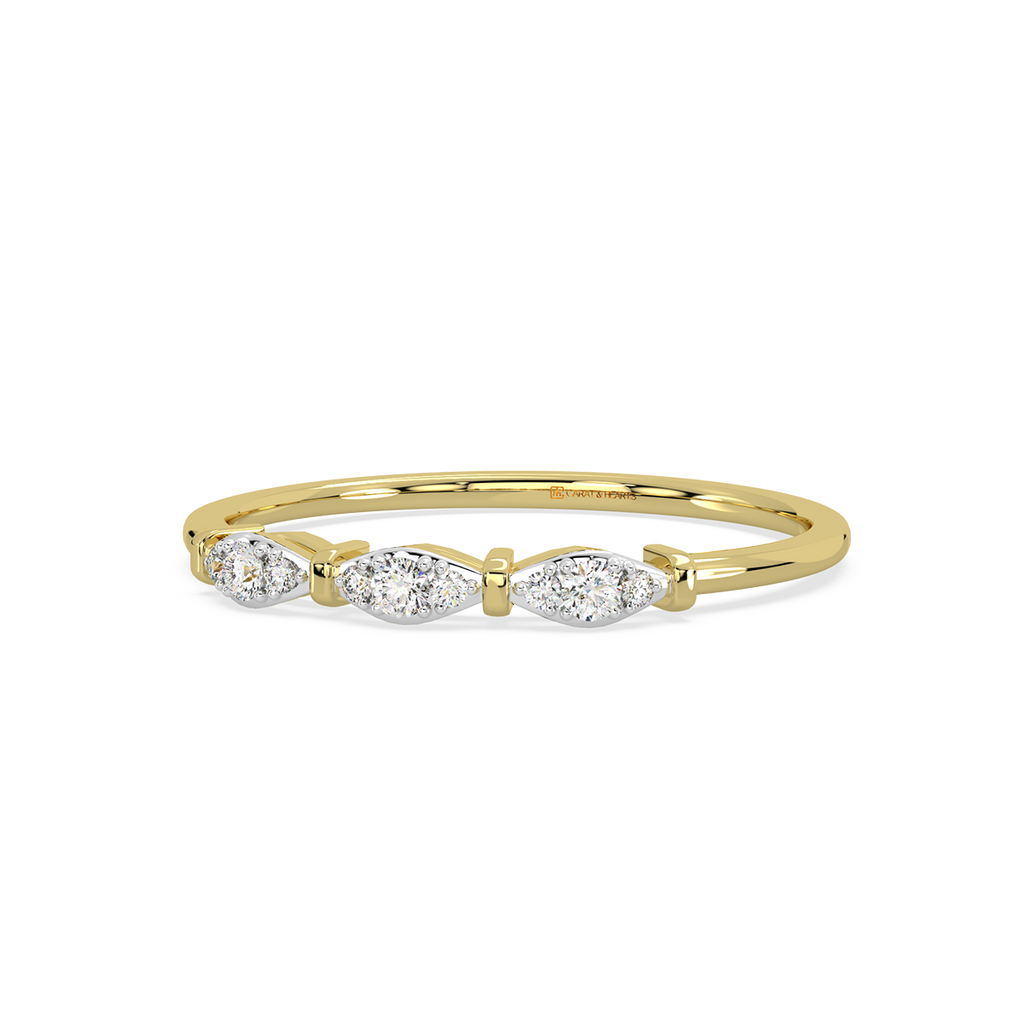 Glamorous Glory Gold and Diamond Ring