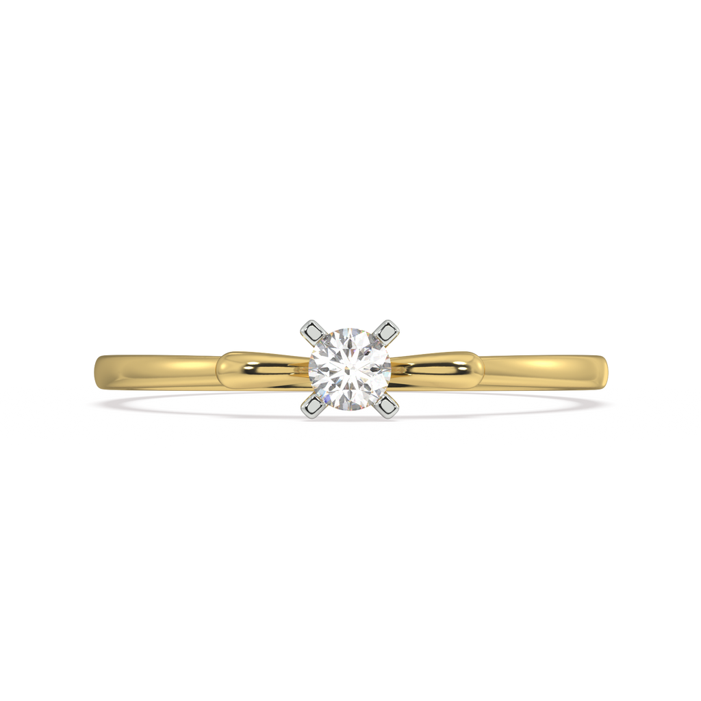 Lovely and Lively Gold and Diamond Ring