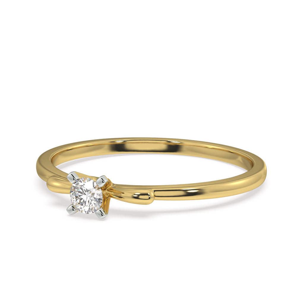 Lovely and Lively Gold and Diamond Ring
