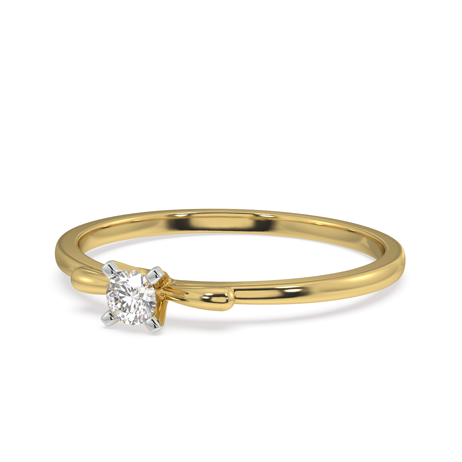 Lovely and Lively Gold and Diamond Ring