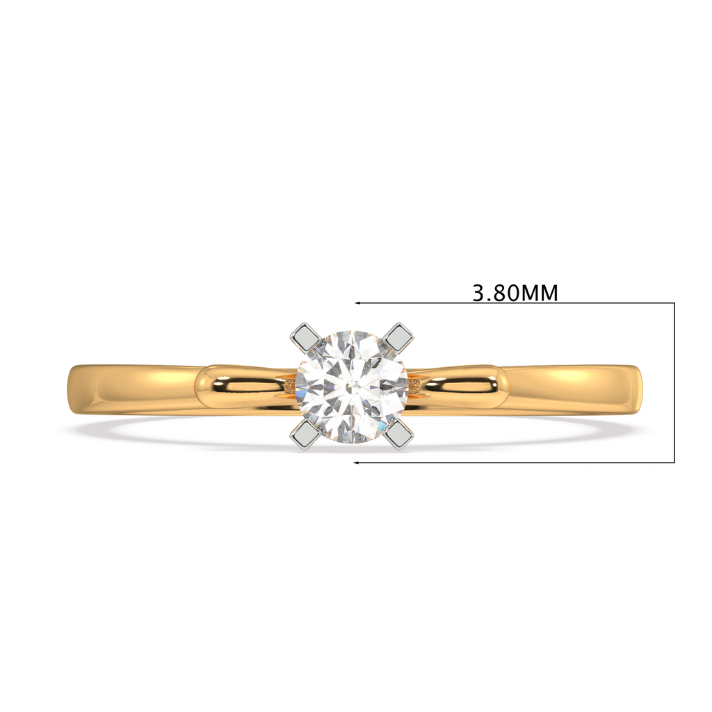 Lovely and Lively Gold and Diamond Ring