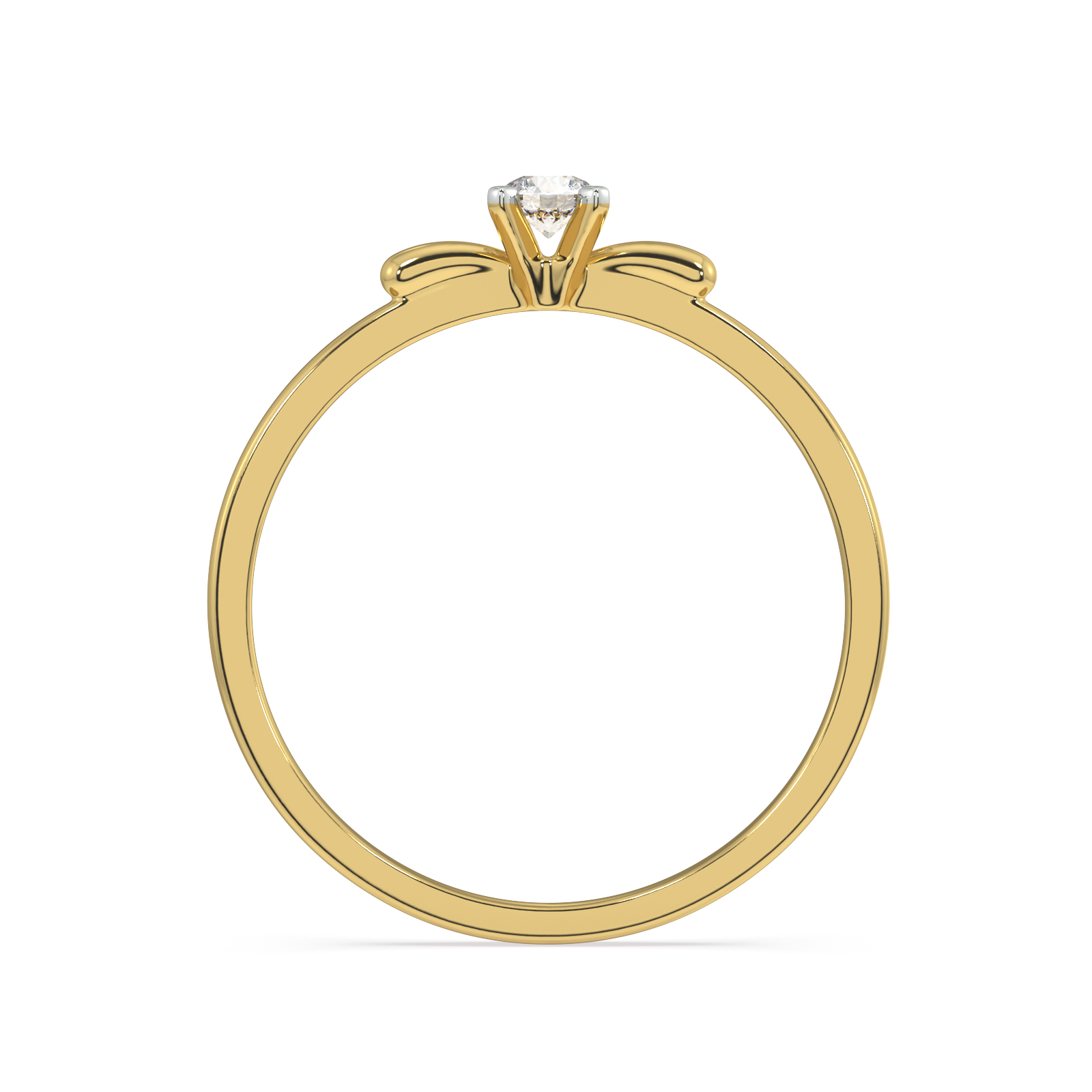 Lovely and Lively Gold and Diamond Ring