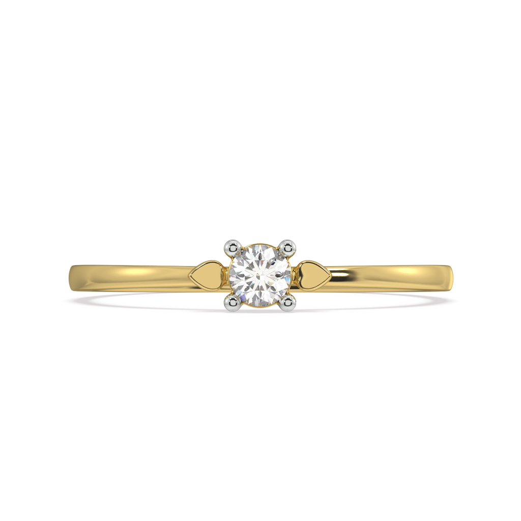 Demure Power Gold and Diamond Ring