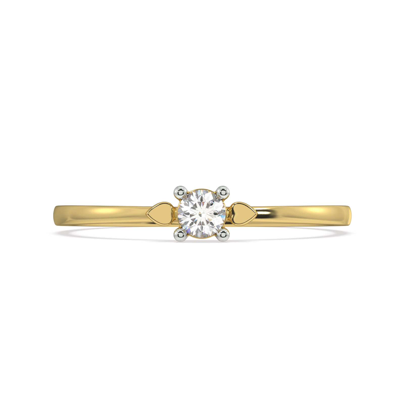 Demure Power Gold and Diamond Ring