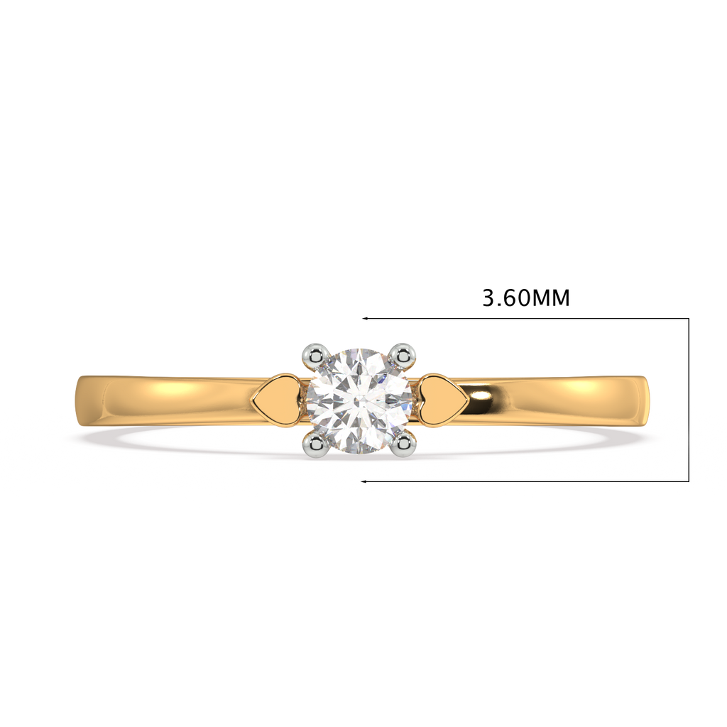 Demure Power Gold and Diamond Ring