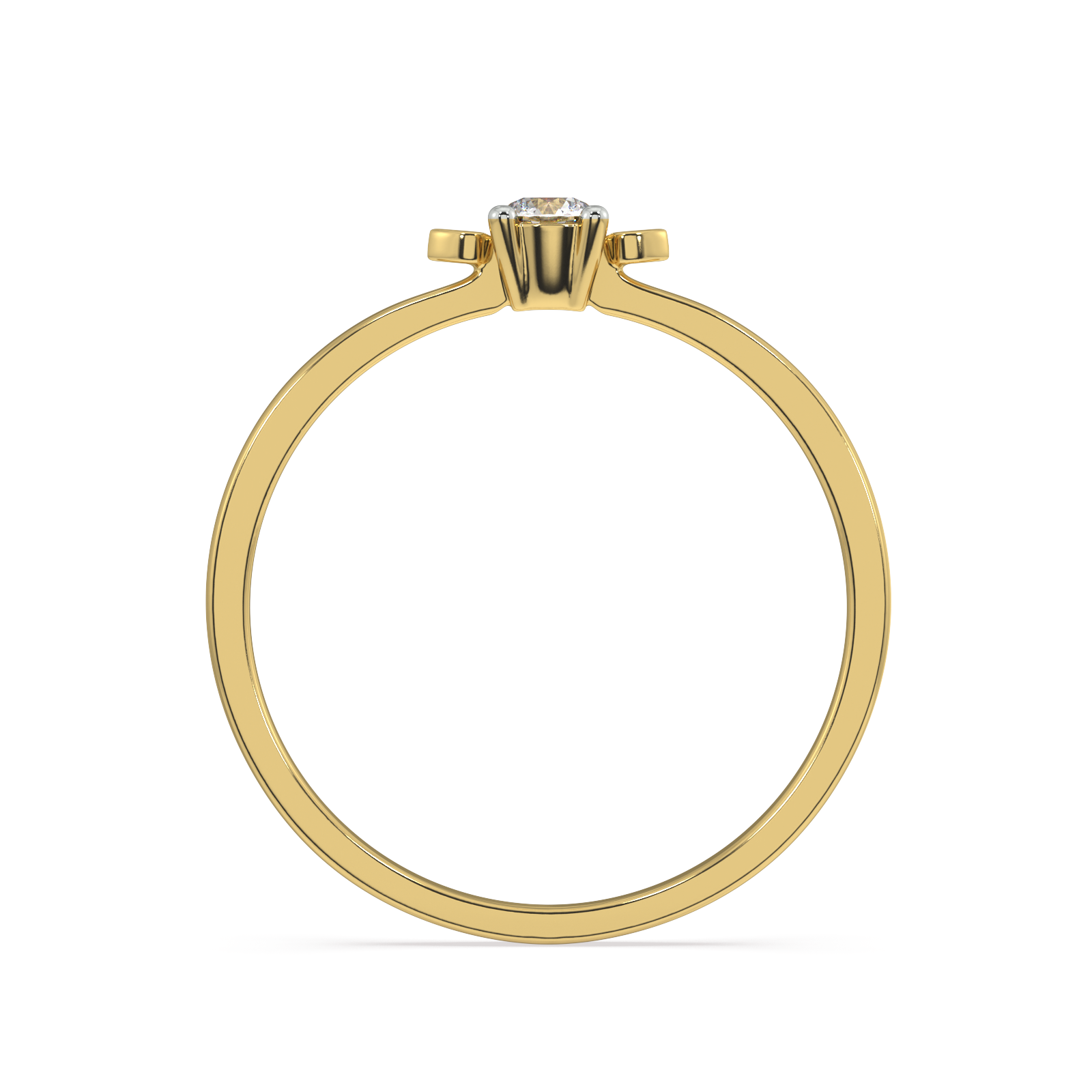 Demure Power Gold and Diamond Ring