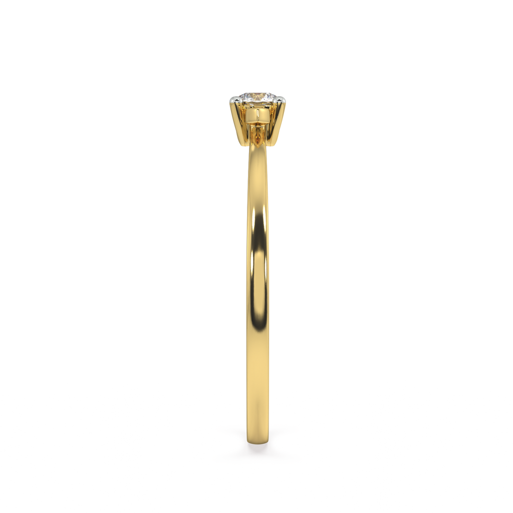 Demure Power Gold and Diamond Ring