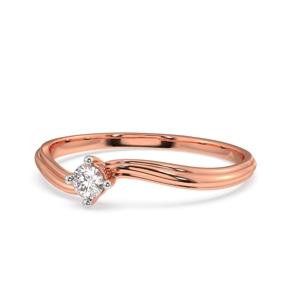 Delightful and Demure Gold and Diamond Ring