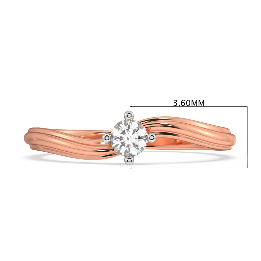 Delightful and Demure Gold and Diamond Ring