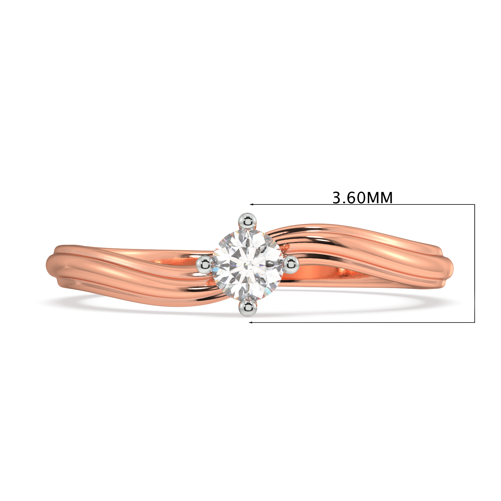 Delightful and Demure Gold and Diamond Ring