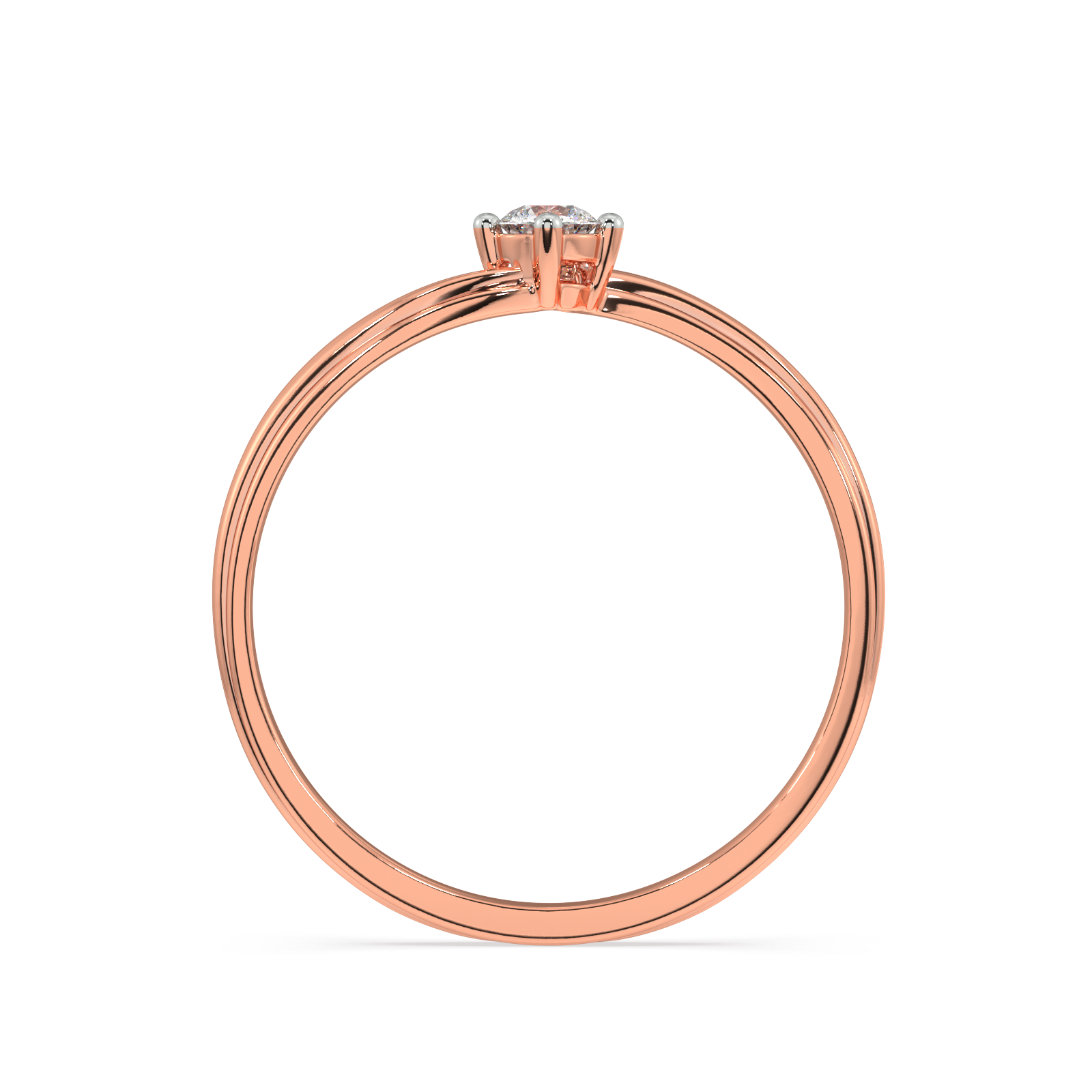 Delightful and Demure Gold and Diamond Ring