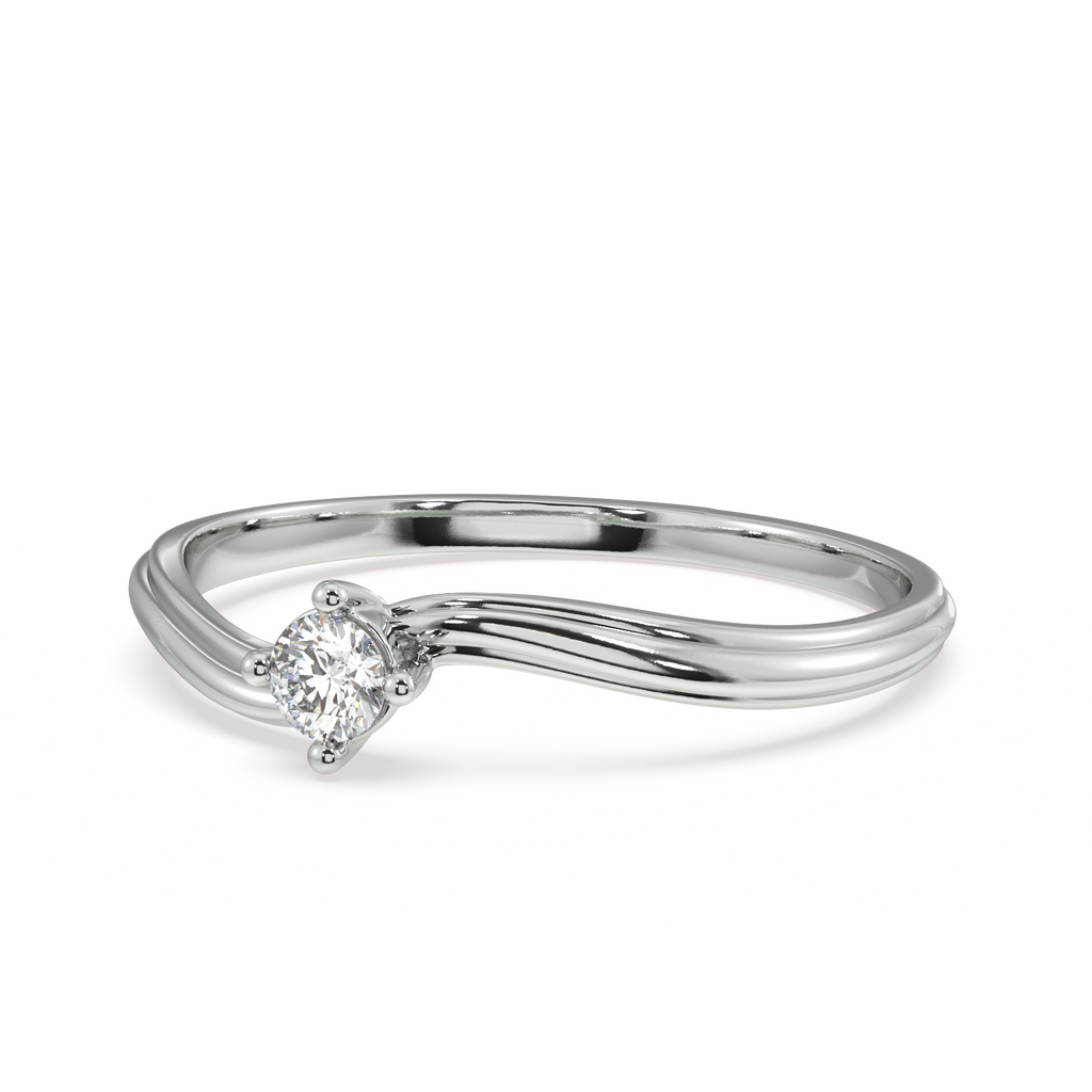 Delightful and Demure Gold and Diamond Ring