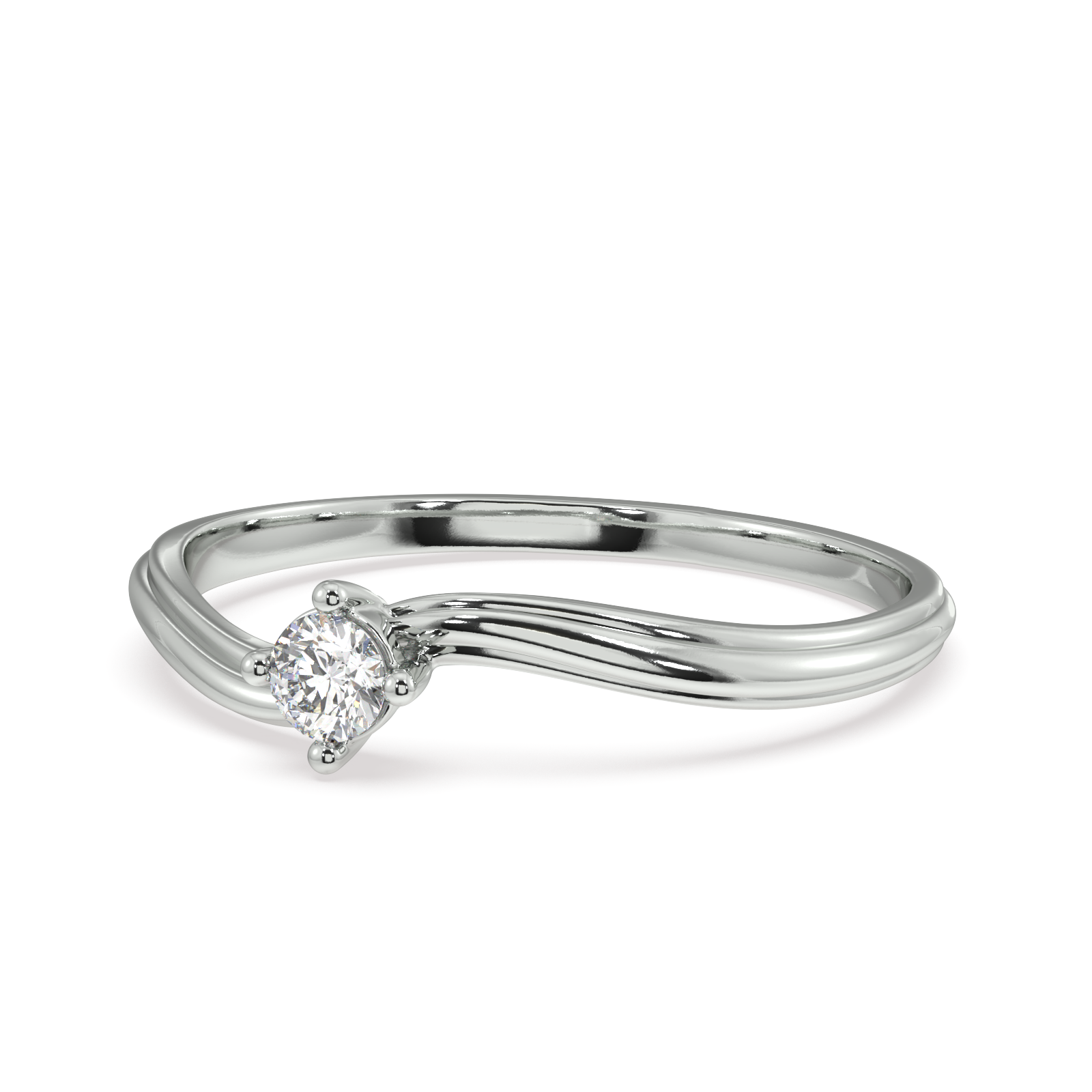 Delightful and Demure Gold and Diamond Ring