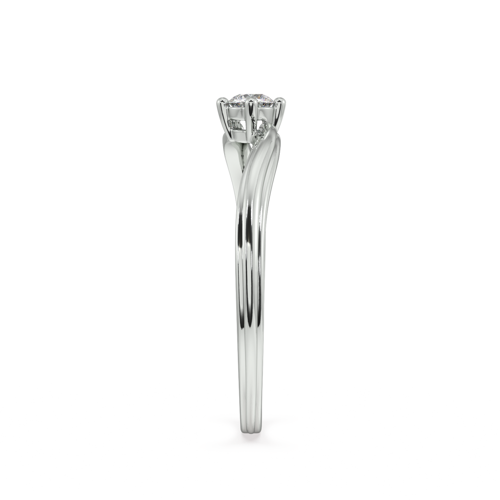 Delightful and Demure Gold and Diamond Ring