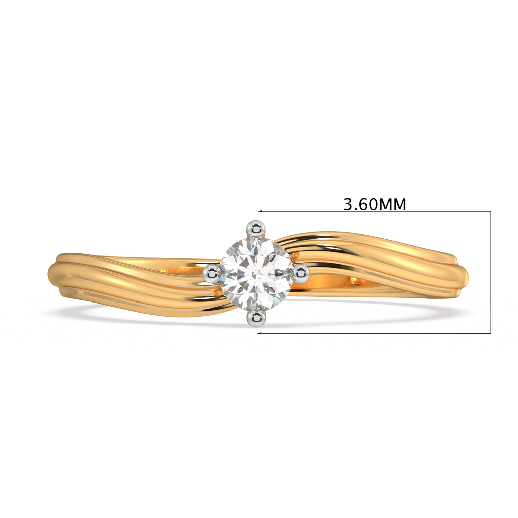 Faithful and Free Gold and Diamond Ring
