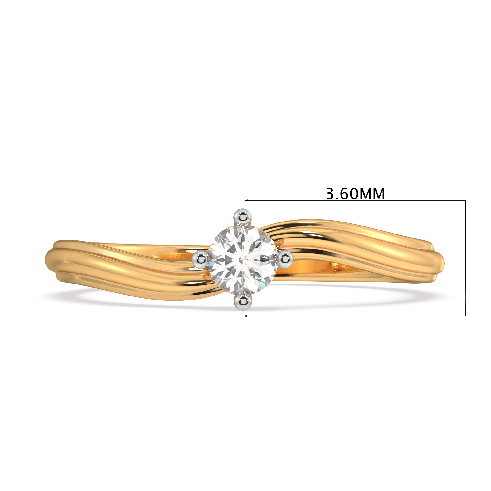Faithful and Free Gold and Diamond Ring