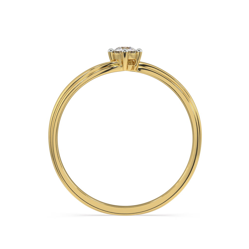 Faithful and Free Gold and Diamond Ring