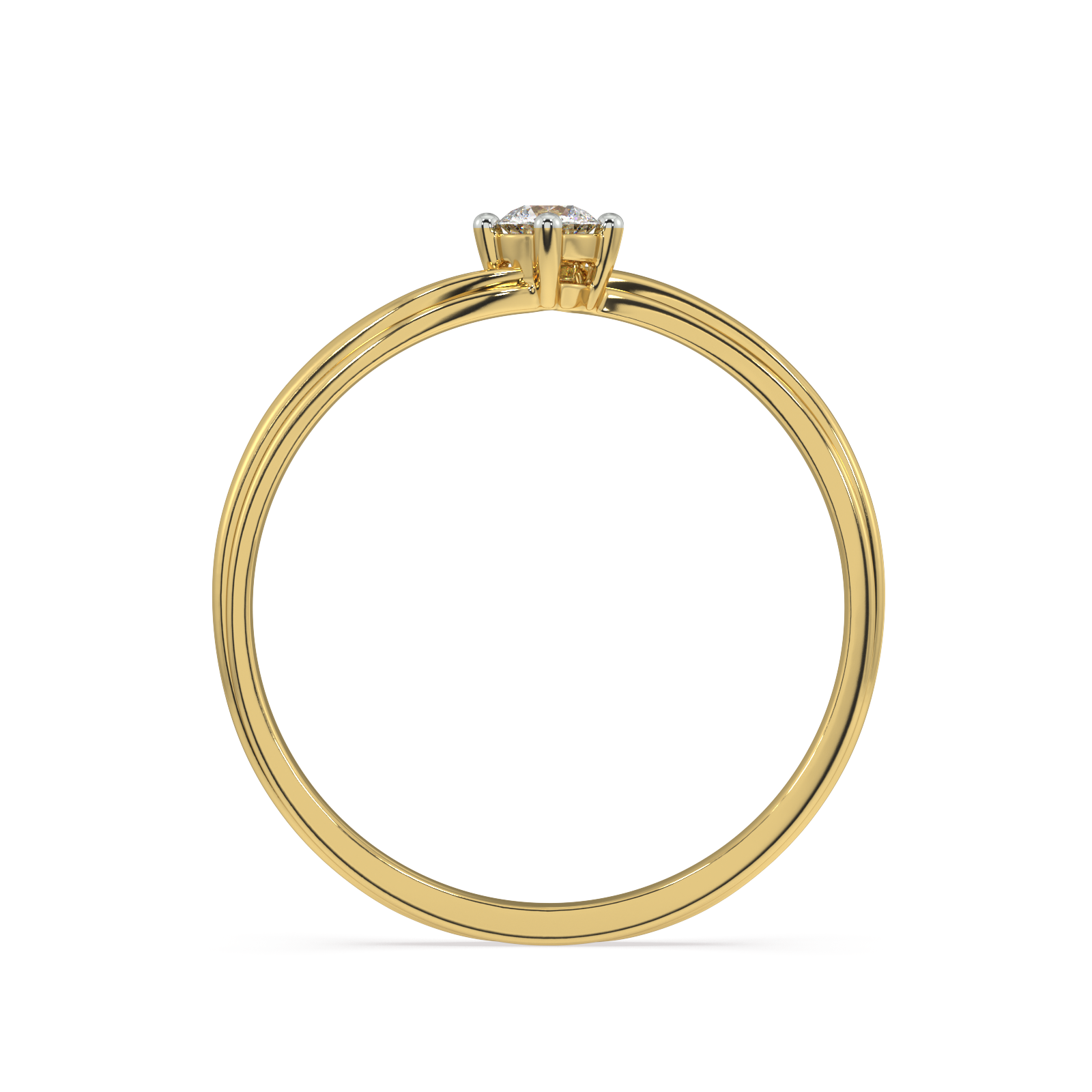 Faithful and Free Gold and Diamond Ring
