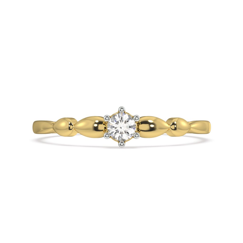 Perfection Personified Gold and Diamond Ring