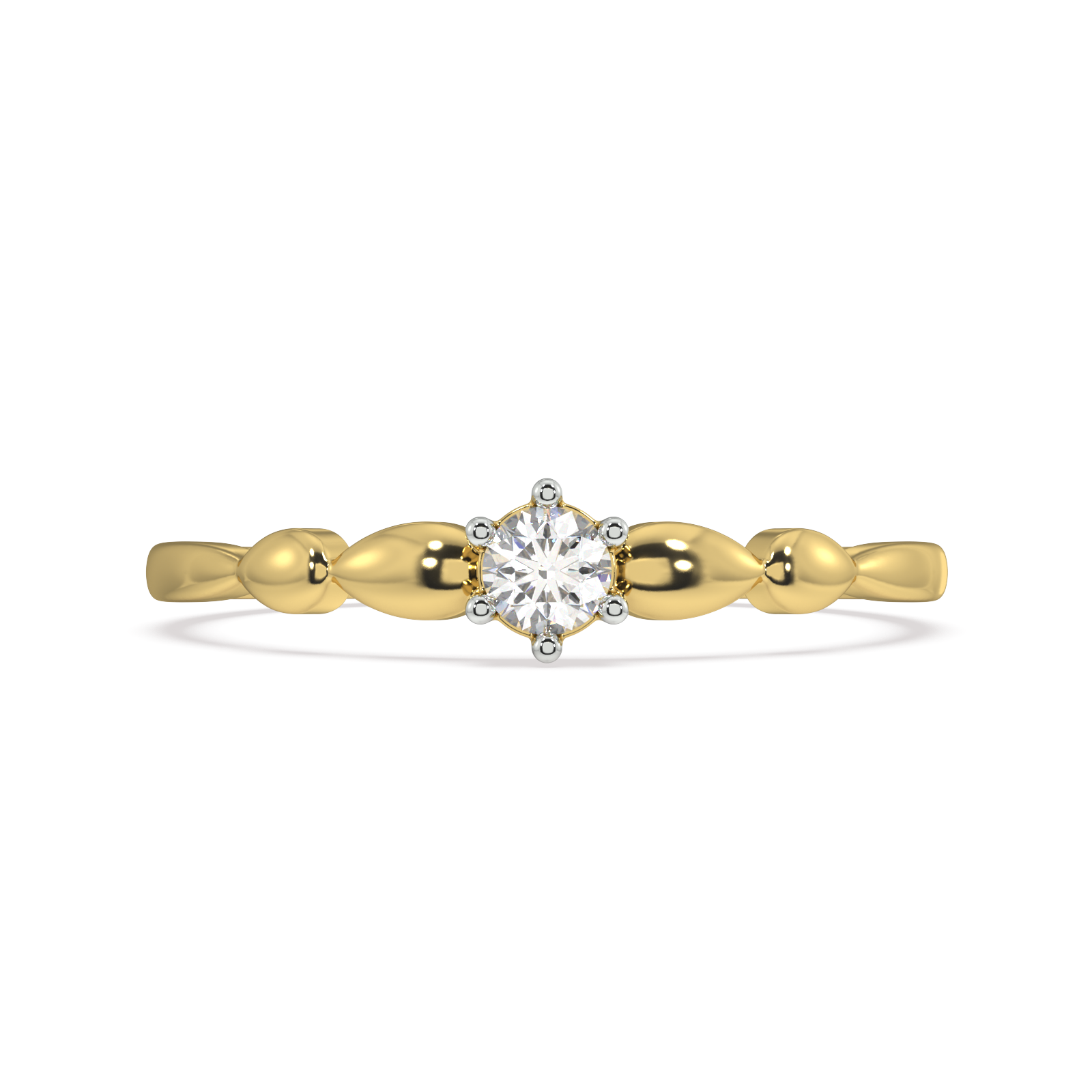 Perfection Personified Gold and Diamond Ring