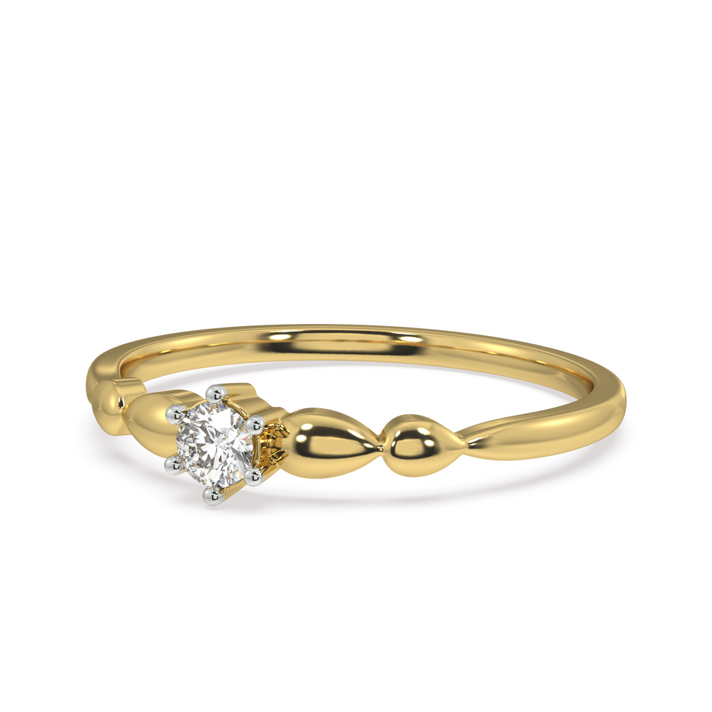 Perfection Personified Gold and Diamond Ring