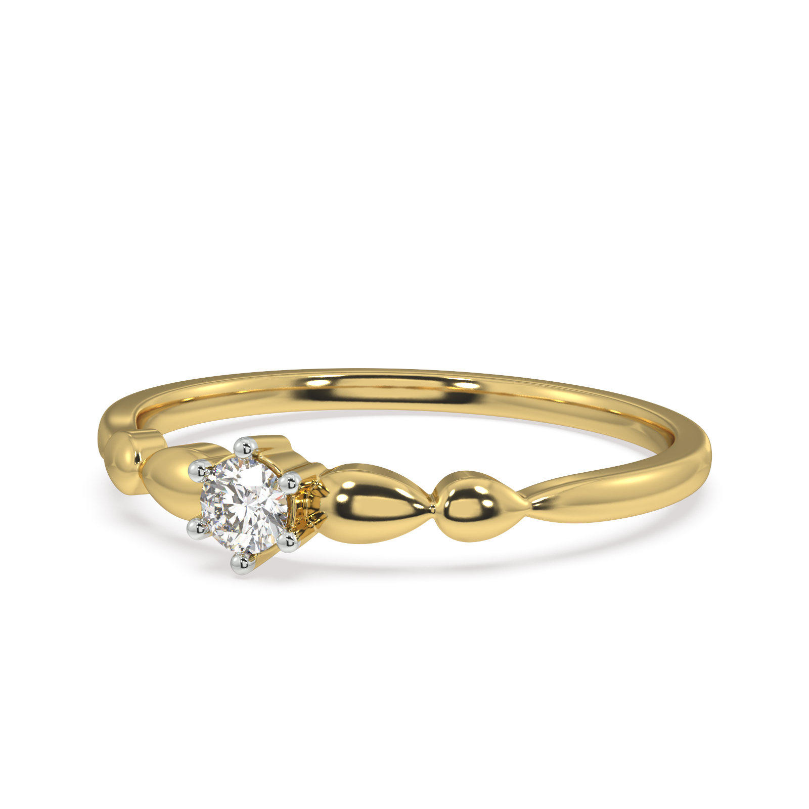Perfection Personified Gold and Diamond Ring