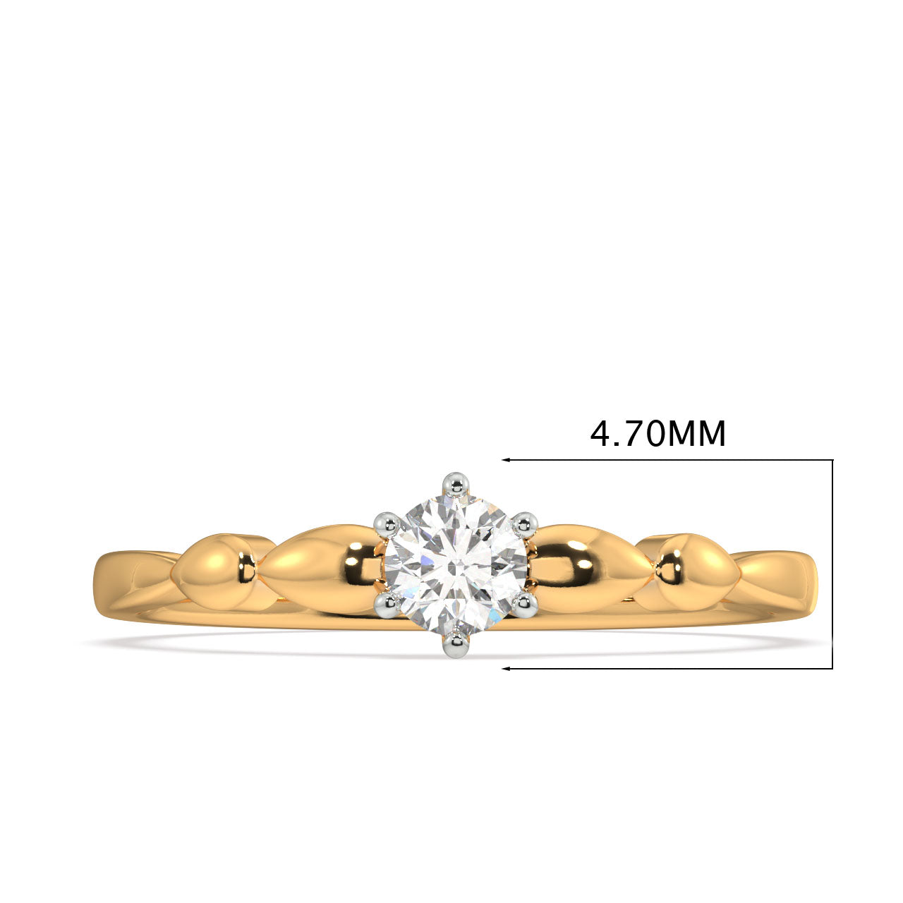 Perfection Personified Gold and Diamond Ring