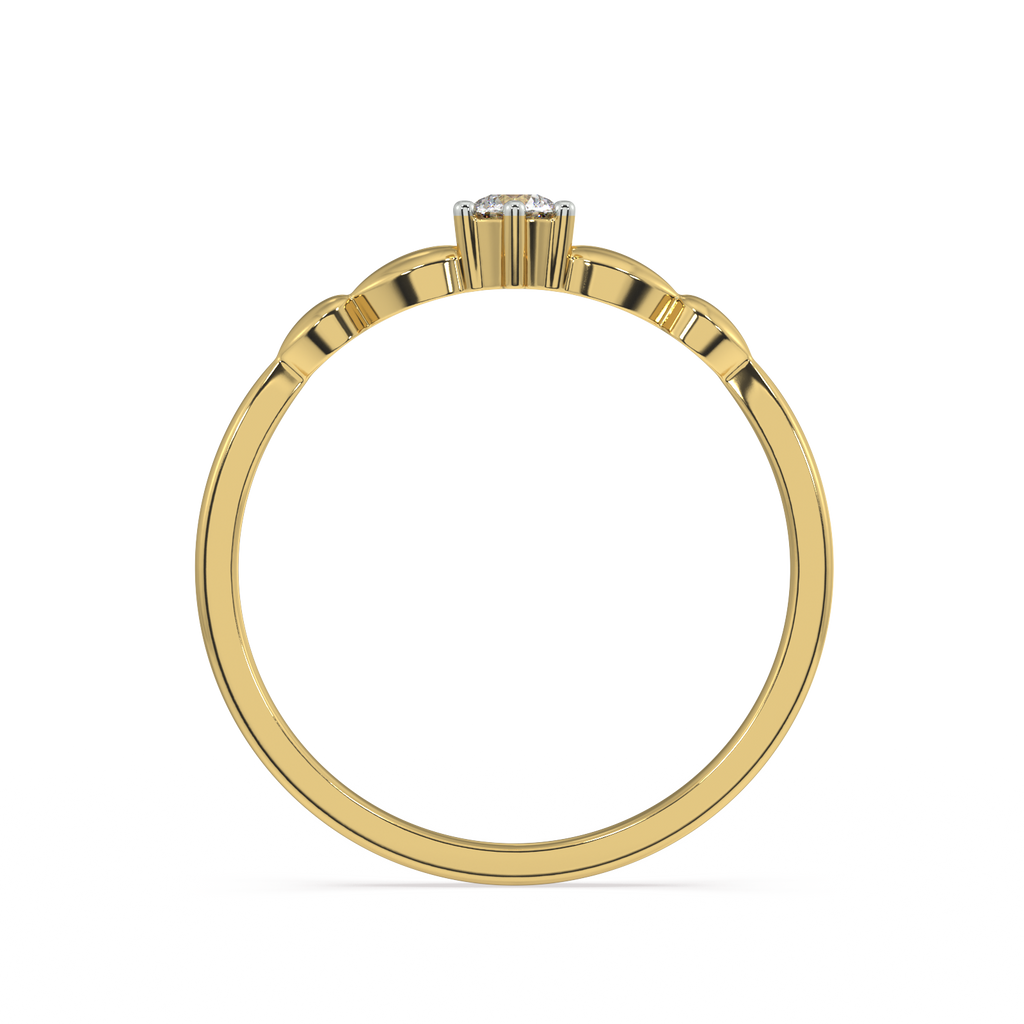 Perfection Personified Gold and Diamond Ring